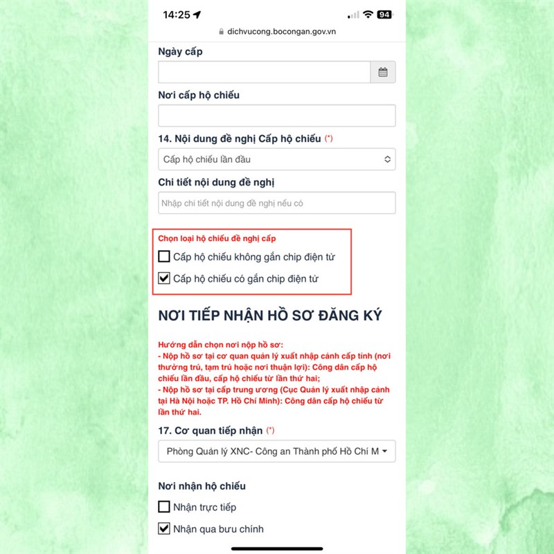 Làm passport nhanh